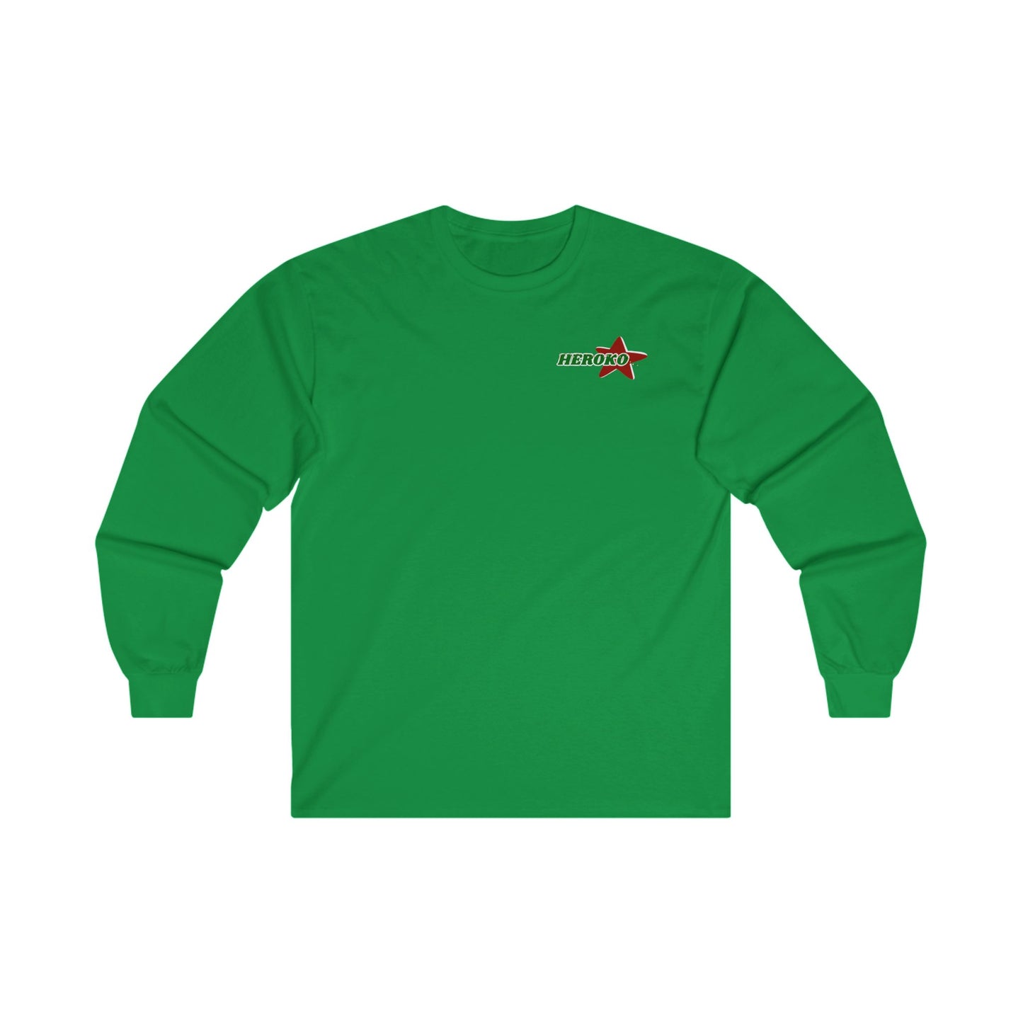 Adults HEROKO CHRISTMAS STAR Long Sleeve Tee (Runs Small for Men)