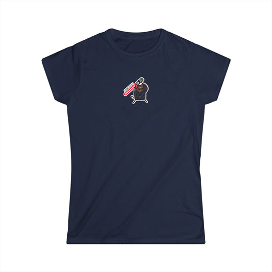Slim Fit Tee - Bad Guy Jedi Cat Design