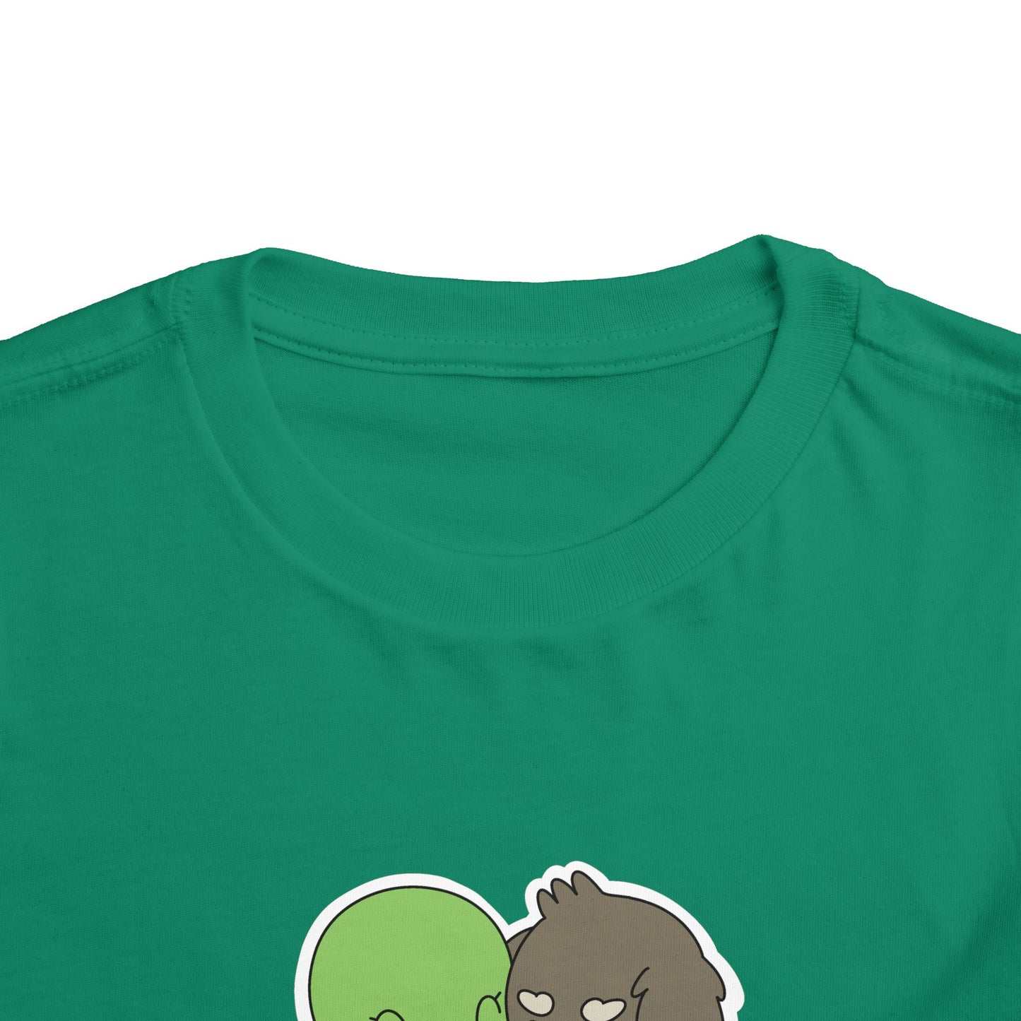 Toddler Tee — Cute "The Second Race" Cartoon Turtle & Puppy Graphic