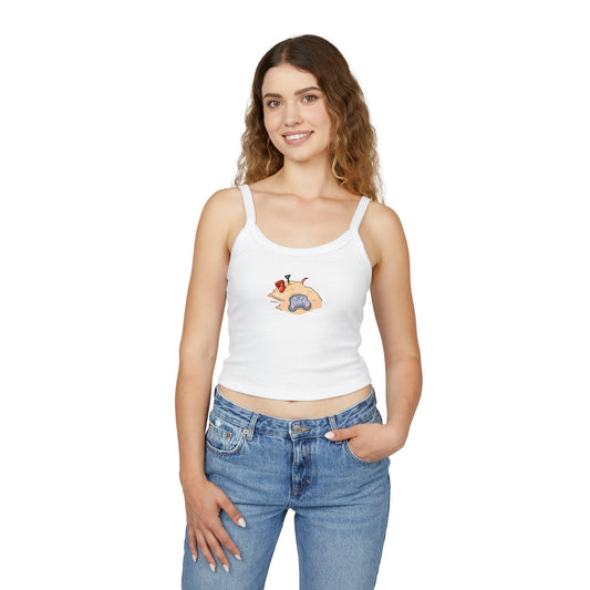 Sand Bathing Mouse Tank Top - Women's Spaghetti Strap