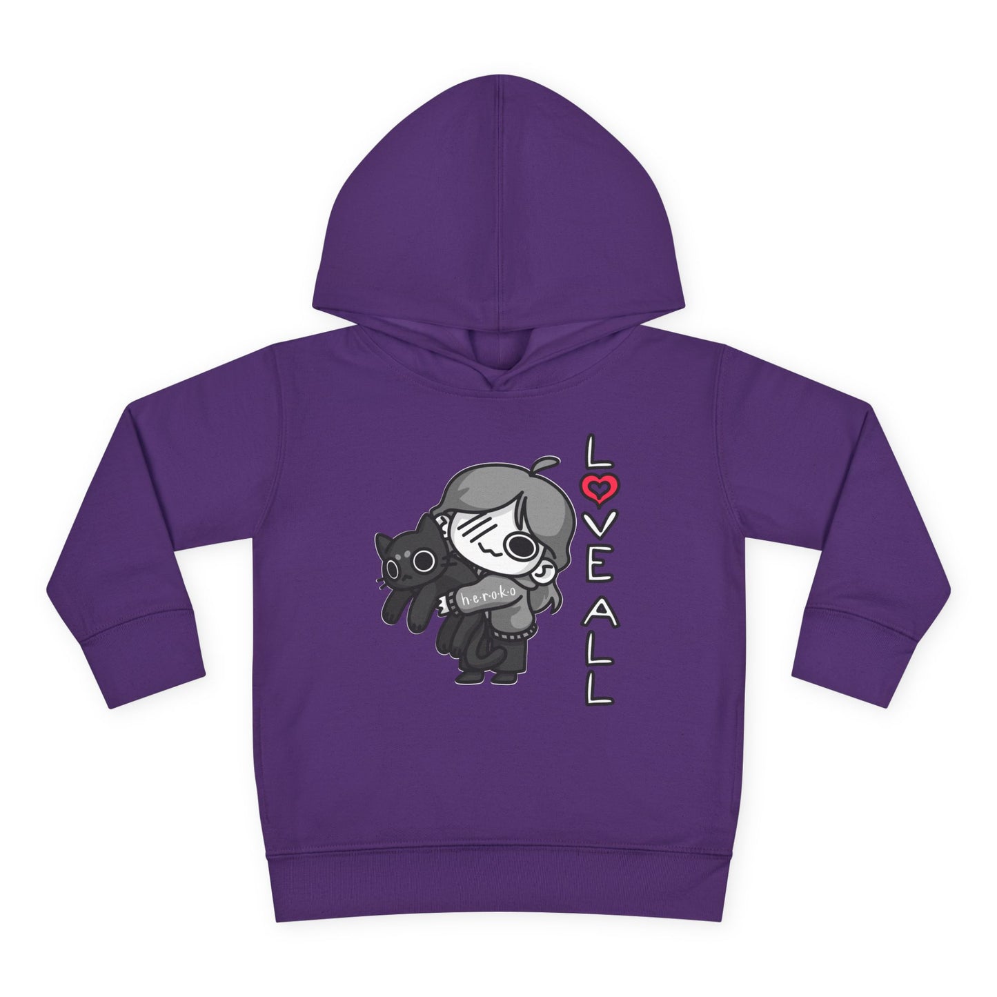 Toddler's LOVE ALL CAT Hoodie