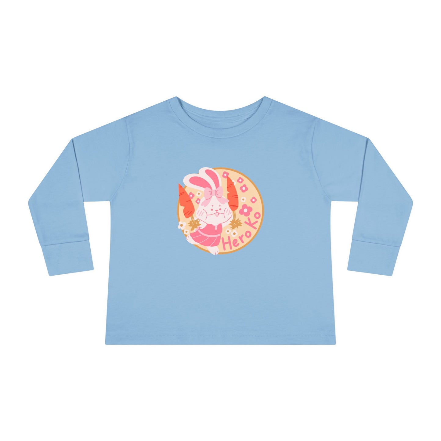 Toddler's CHEER BUNNY PATCH Long Sleeve Tee