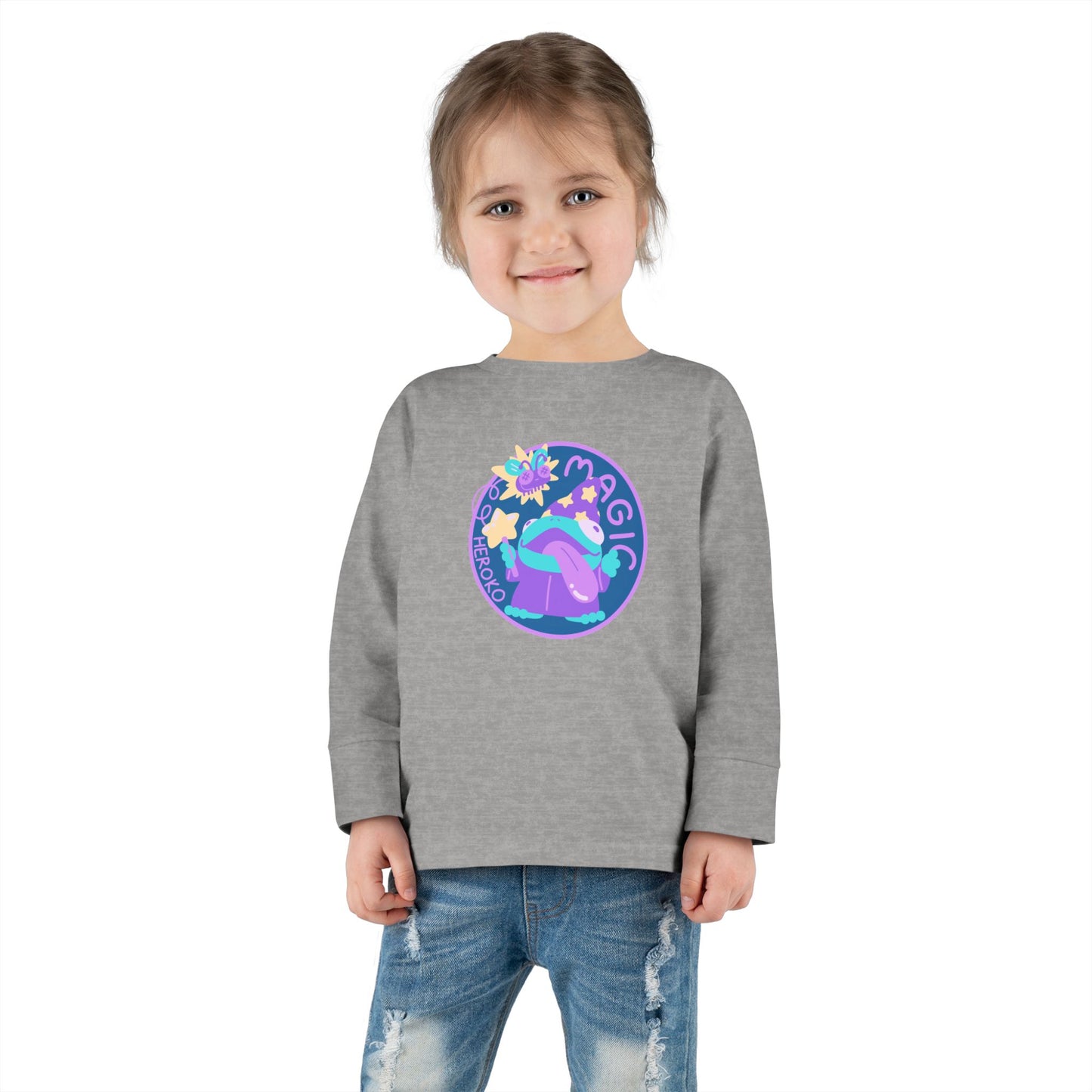 Toddler's MAGIC FROG PATCH Long Sleeve Tee