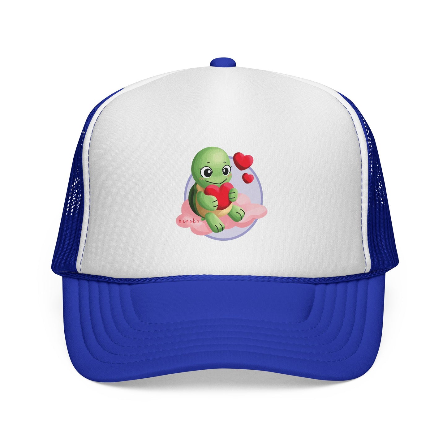 Cute Turtle Valentine's Day Design Trucker Cap/Hat
