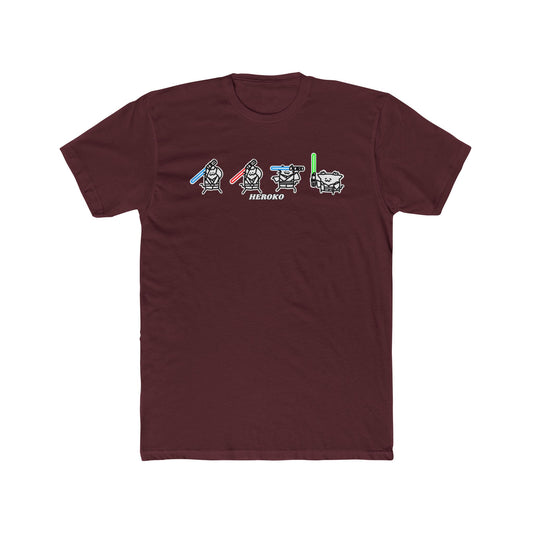 Jedi Cats B&W Unisex Cotton Tee