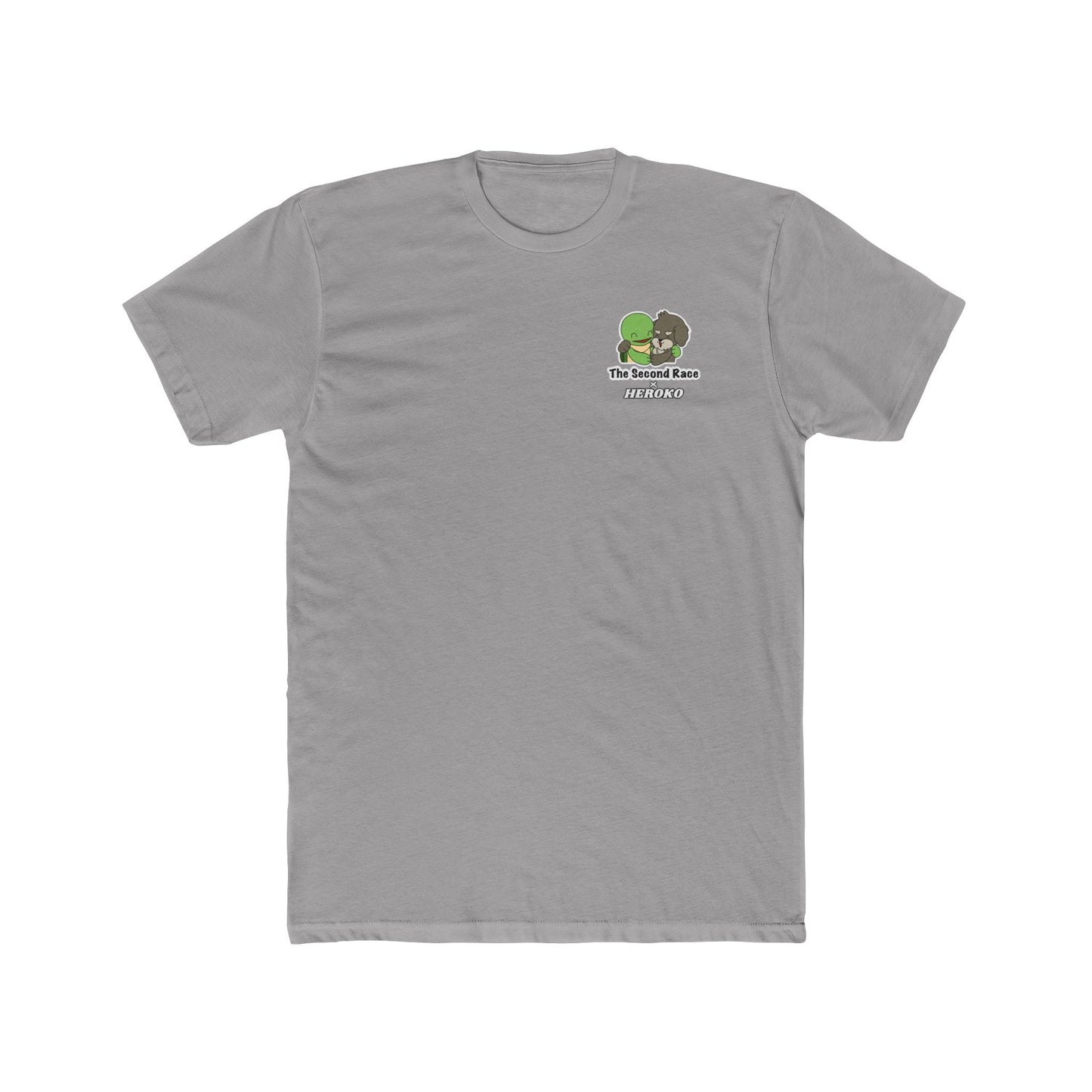 Adults Tee for "The Second Race" Book Turtle & Puppy