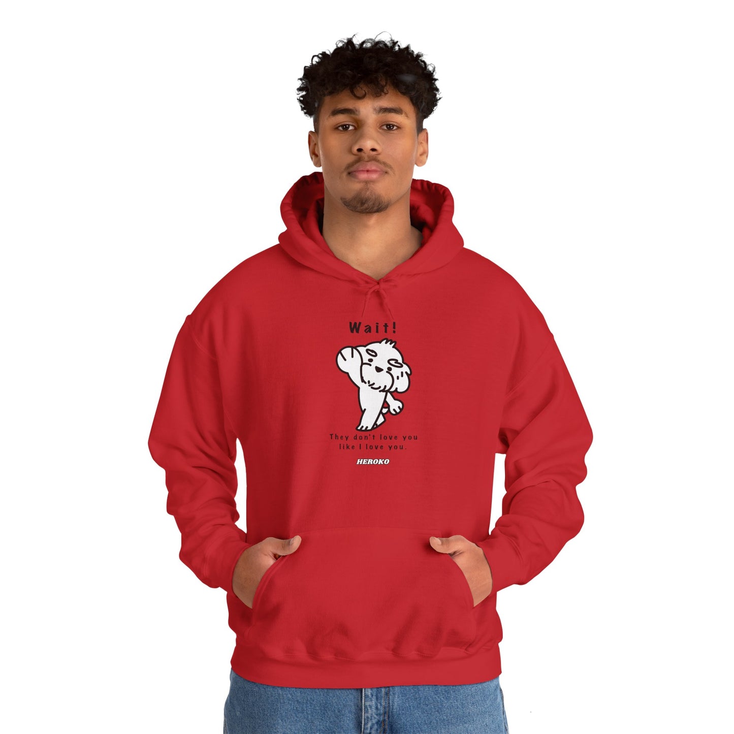 Adults WAIT! DOG MEME Hoodie