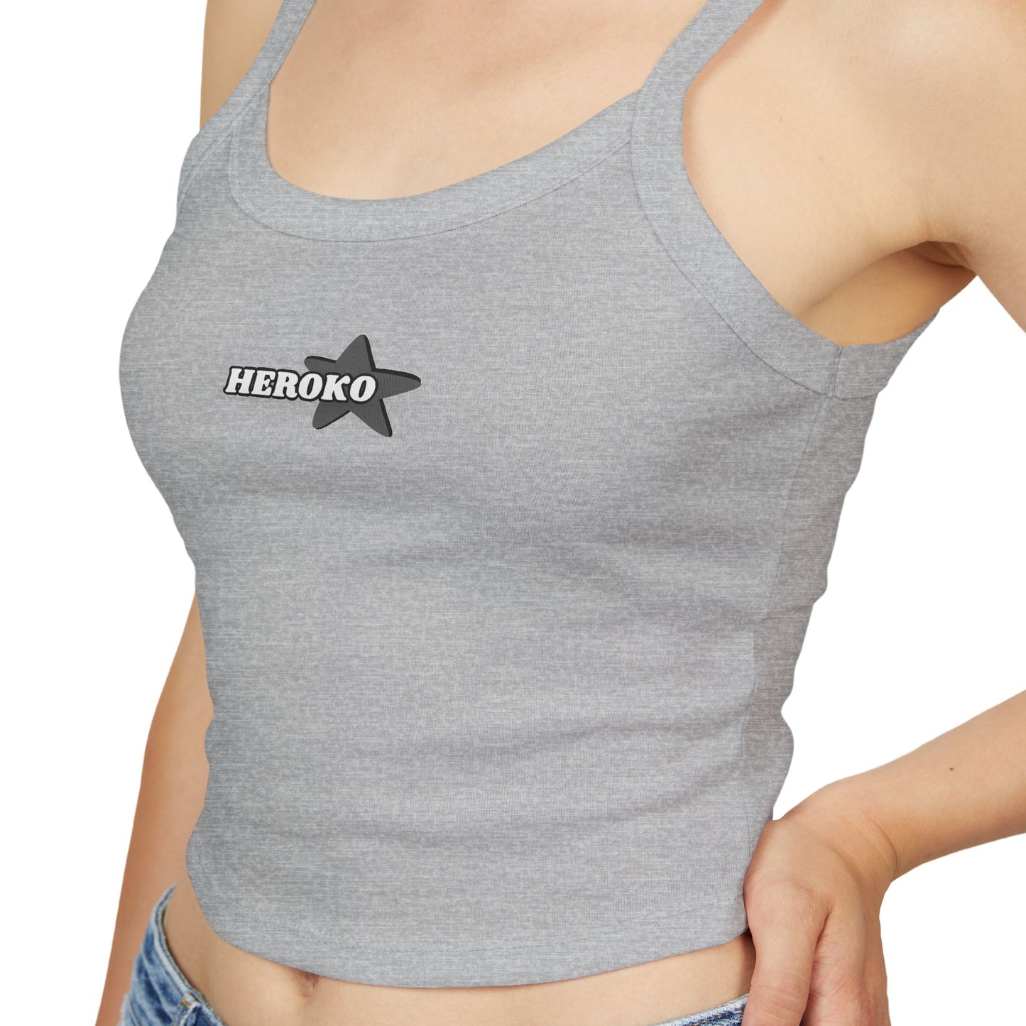 Heroko B&W Star Tank Top - Women's Spaghetti Strap