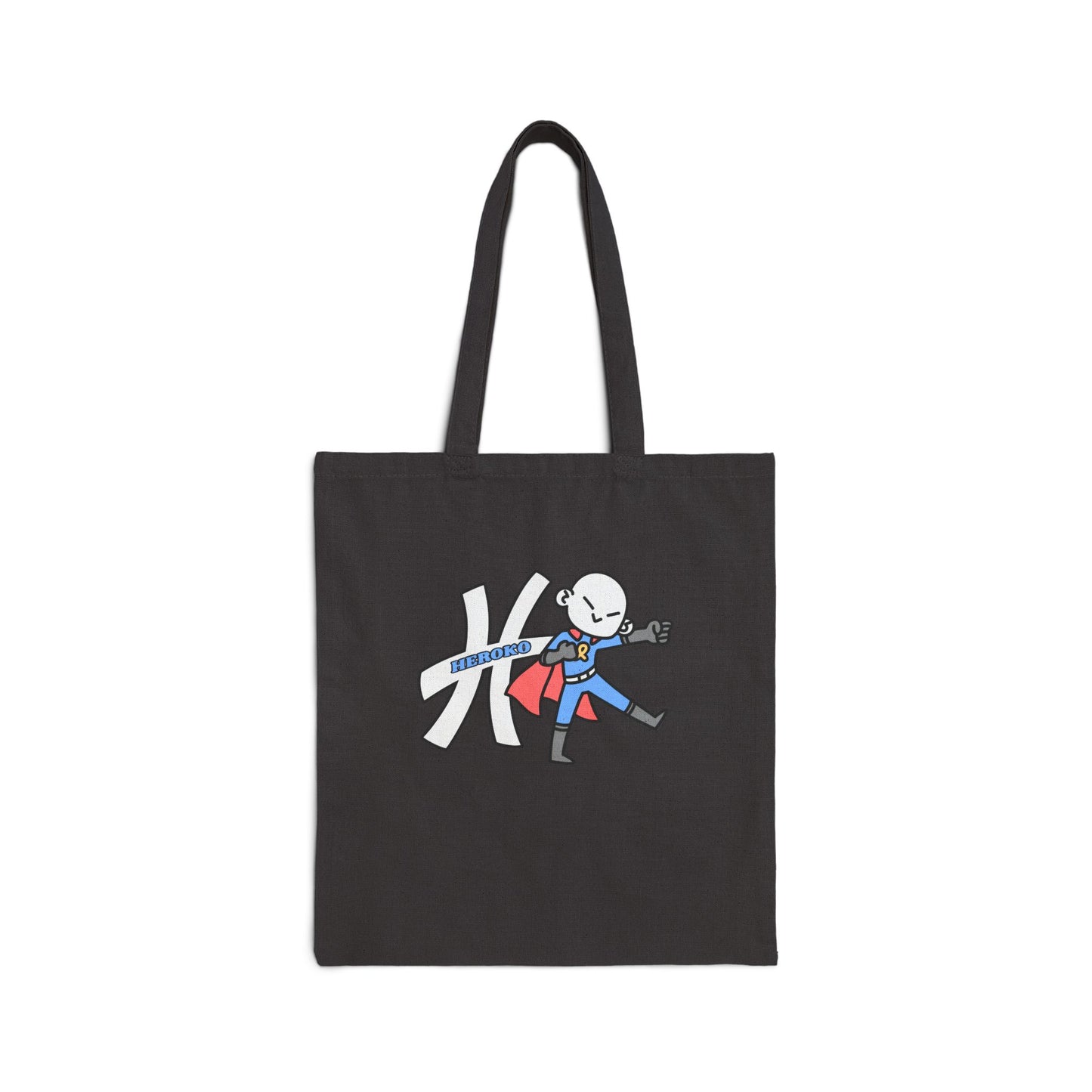 RETRO HEROKO Cotton Canvas Tote Bag