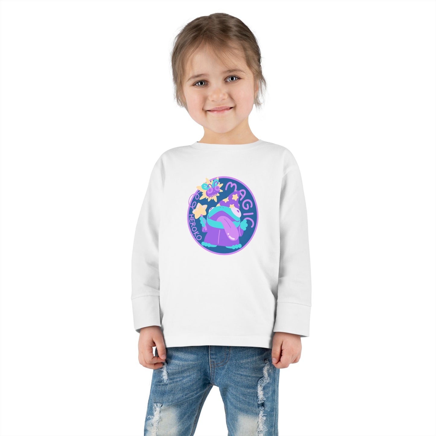 Toddler's MAGIC FROG PATCH Long Sleeve Tee