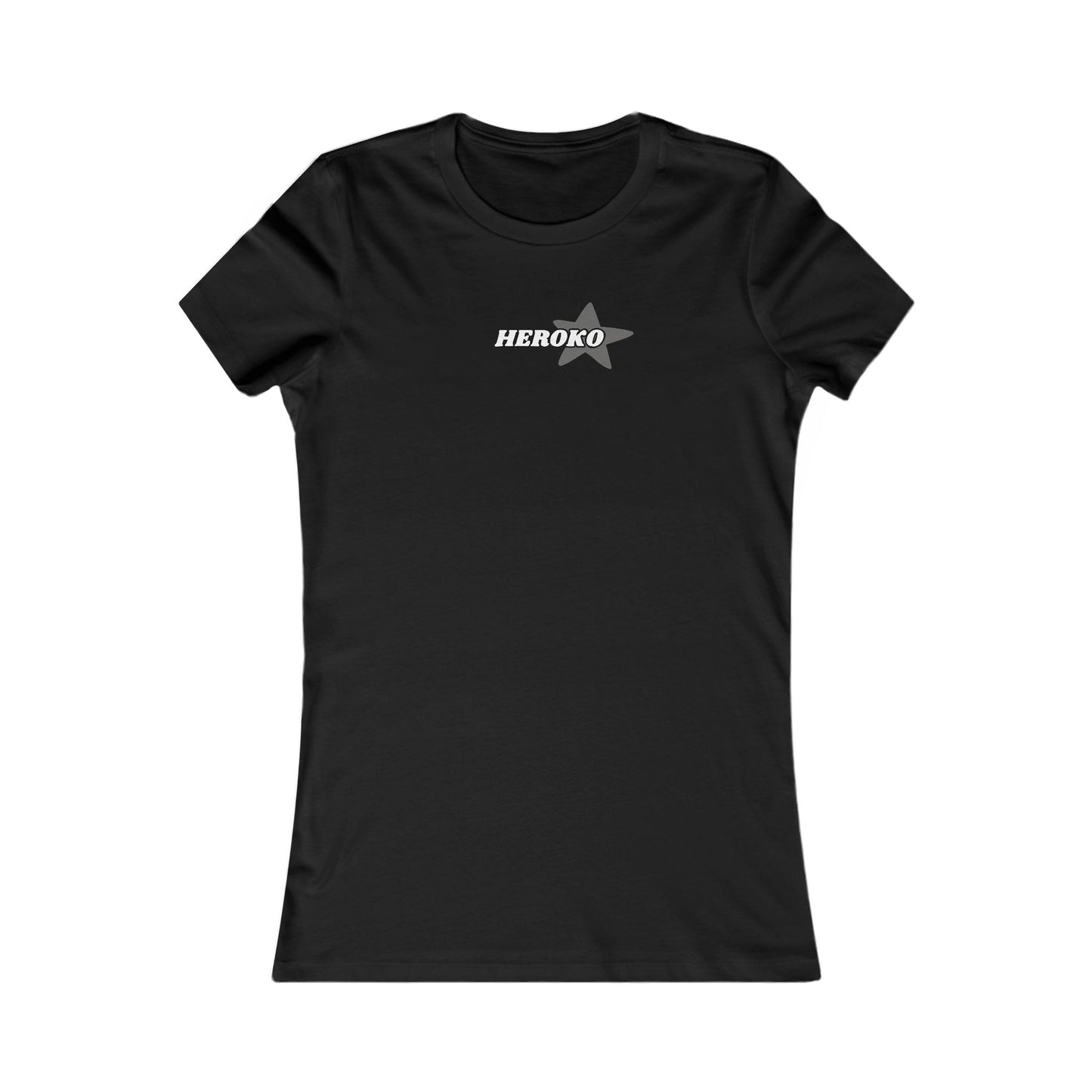 Women's HEROKO B&W STAR Slim Fit Favorite Tee