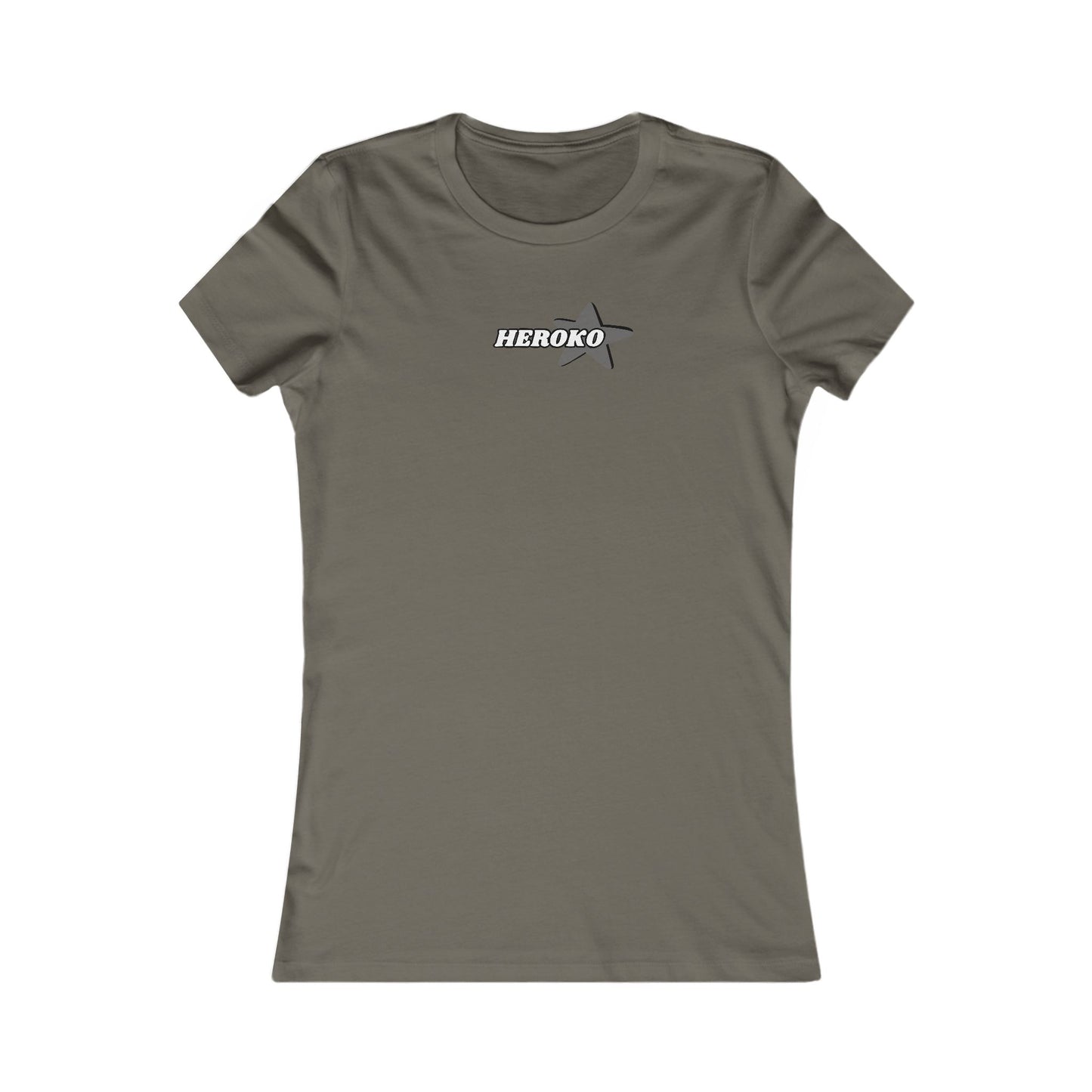 Women's HEROKO B&W STAR Slim Fit Favorite Tee