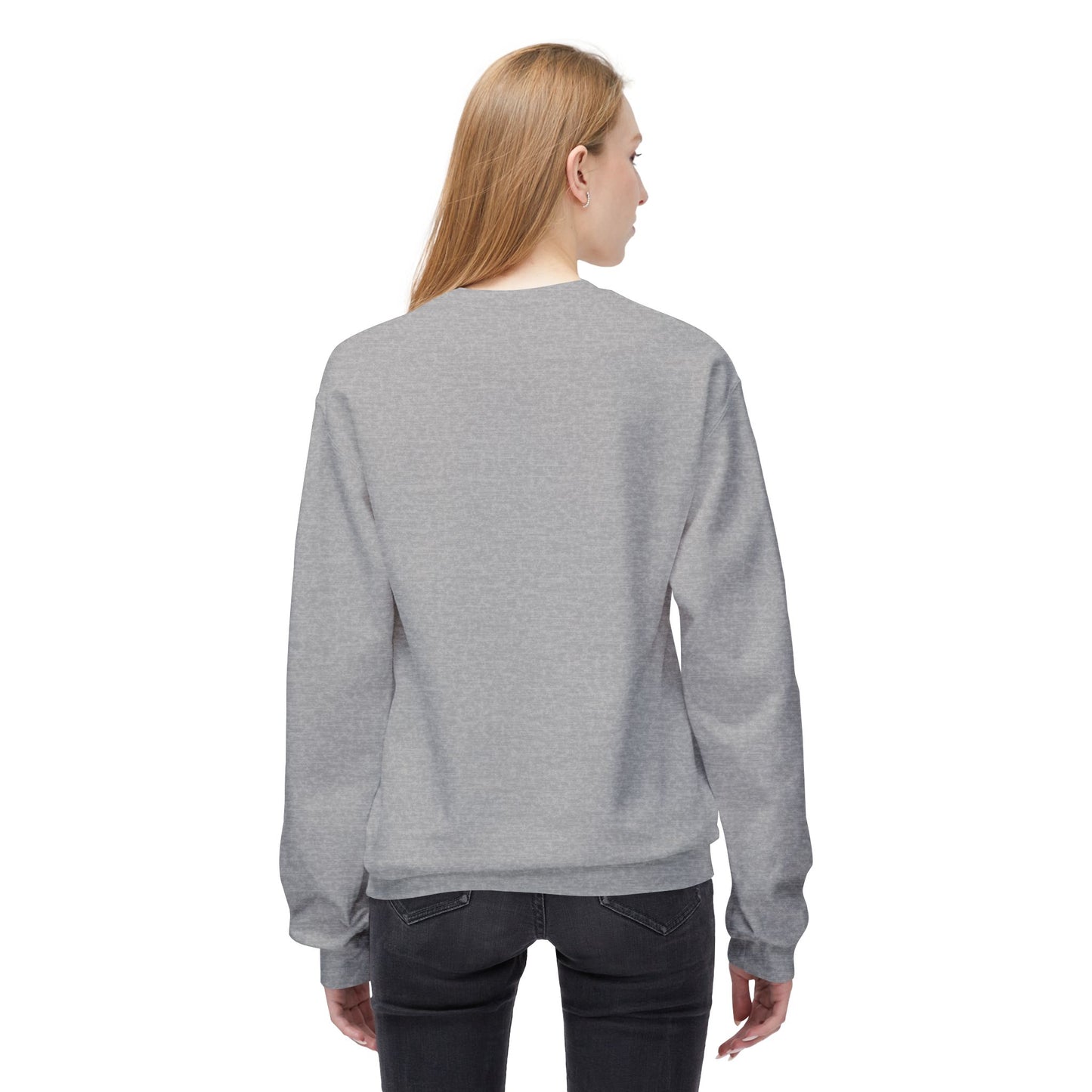 Adults BLACK CAT Fleece Crewneck Sweatshirt