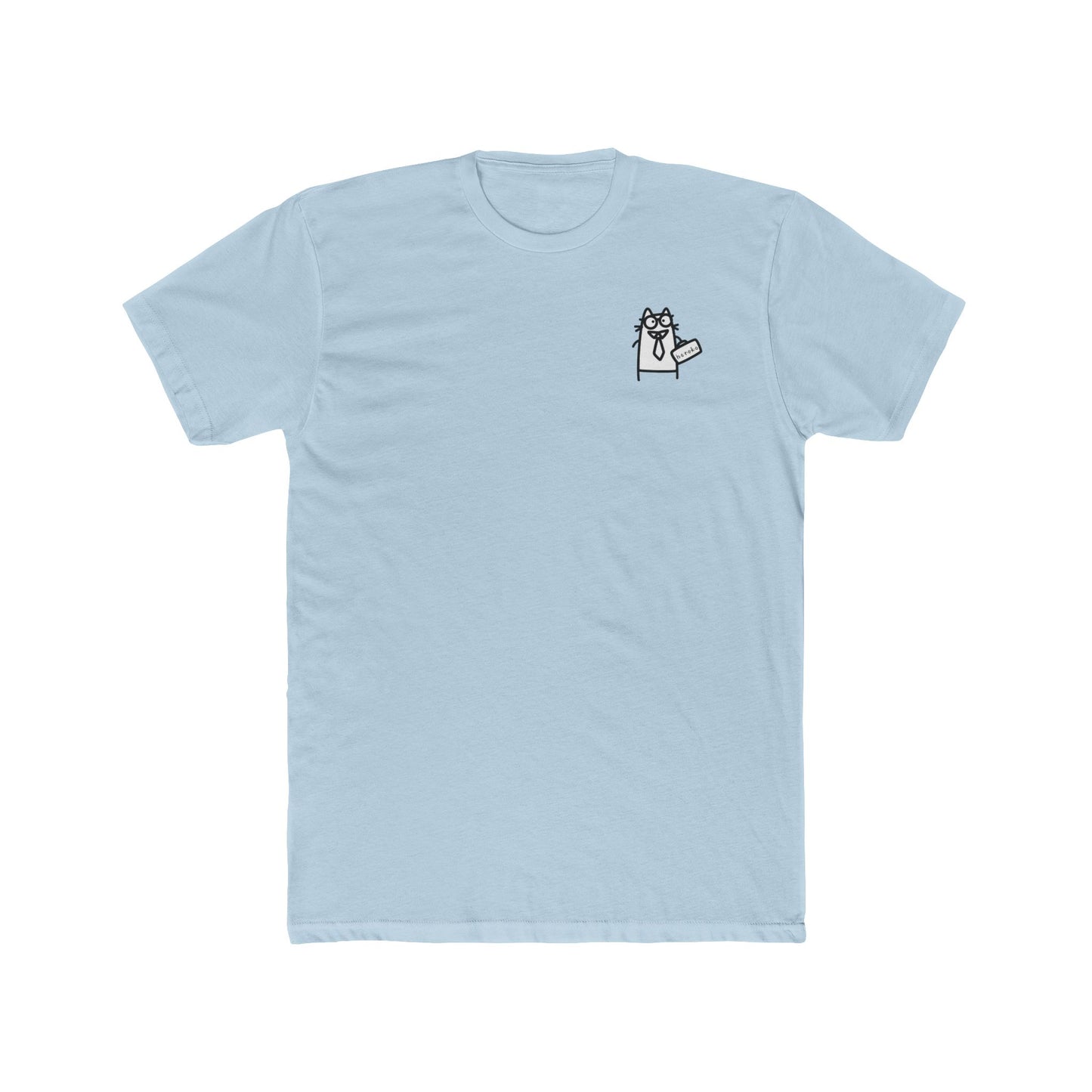 Adults CAT IN BUSINESS Classic Fit Cotton Tee