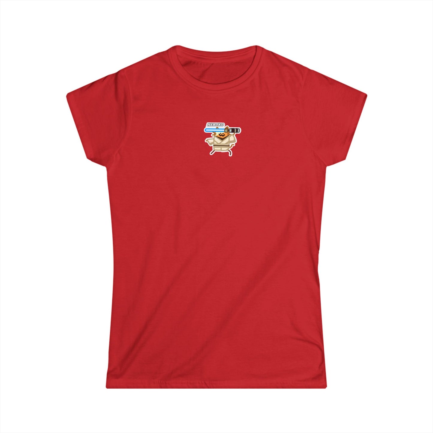 Slim Fit Tee - Jedi Cat Design