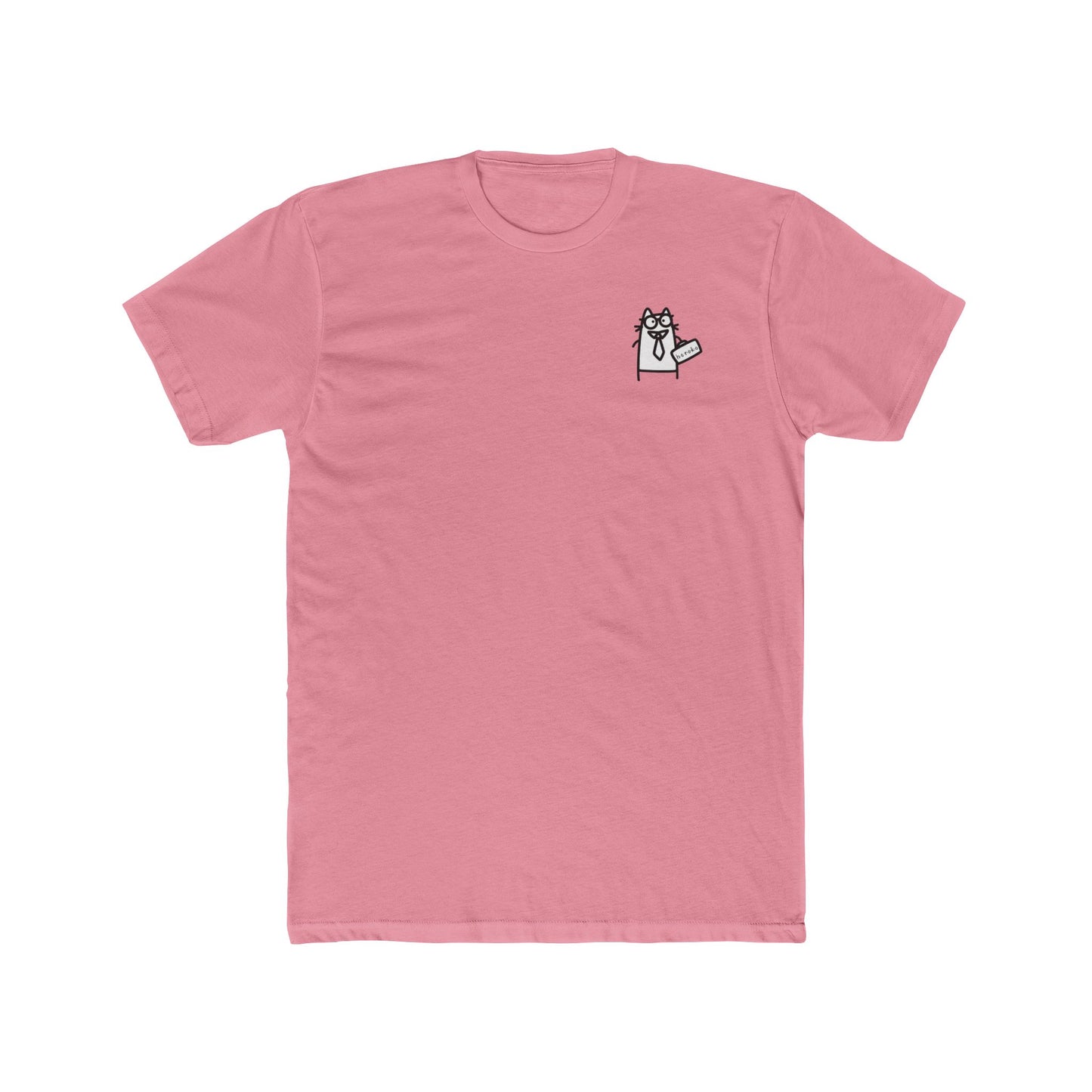 Adults CAT IN BUSINESS Classic Fit Cotton Tee