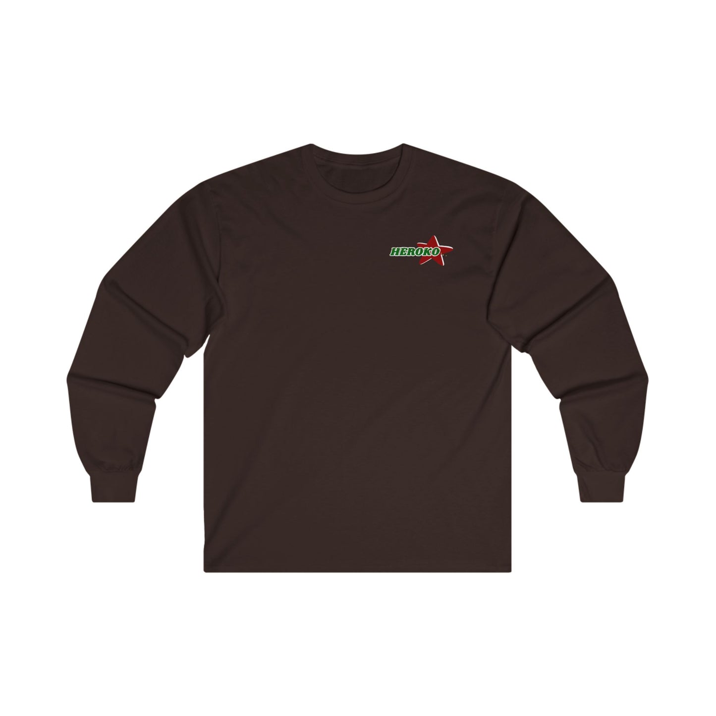 Adults HEROKO CHRISTMAS STAR Long Sleeve Tee (Runs Small for Men)