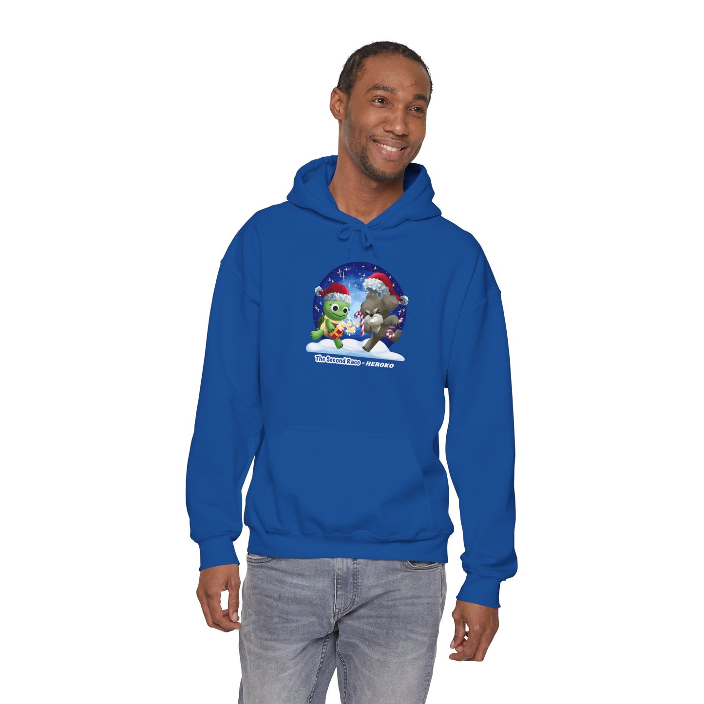 'The Second Race' Snow Globe Adults Hoodie — Holiday Book Lover Sweatshirt