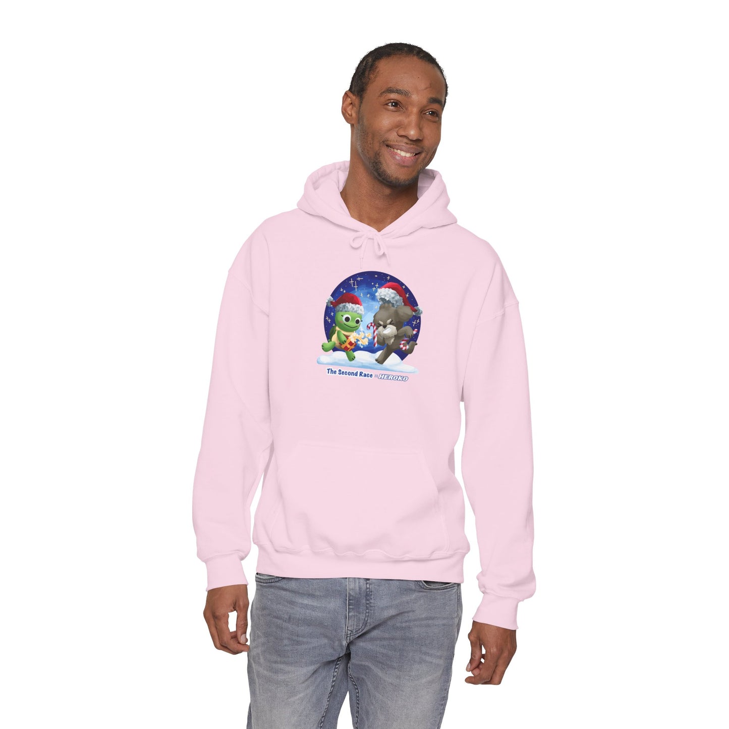 'The Second Race' Snow Globe Adults Hoodie — Holiday Book Lover Sweatshirt