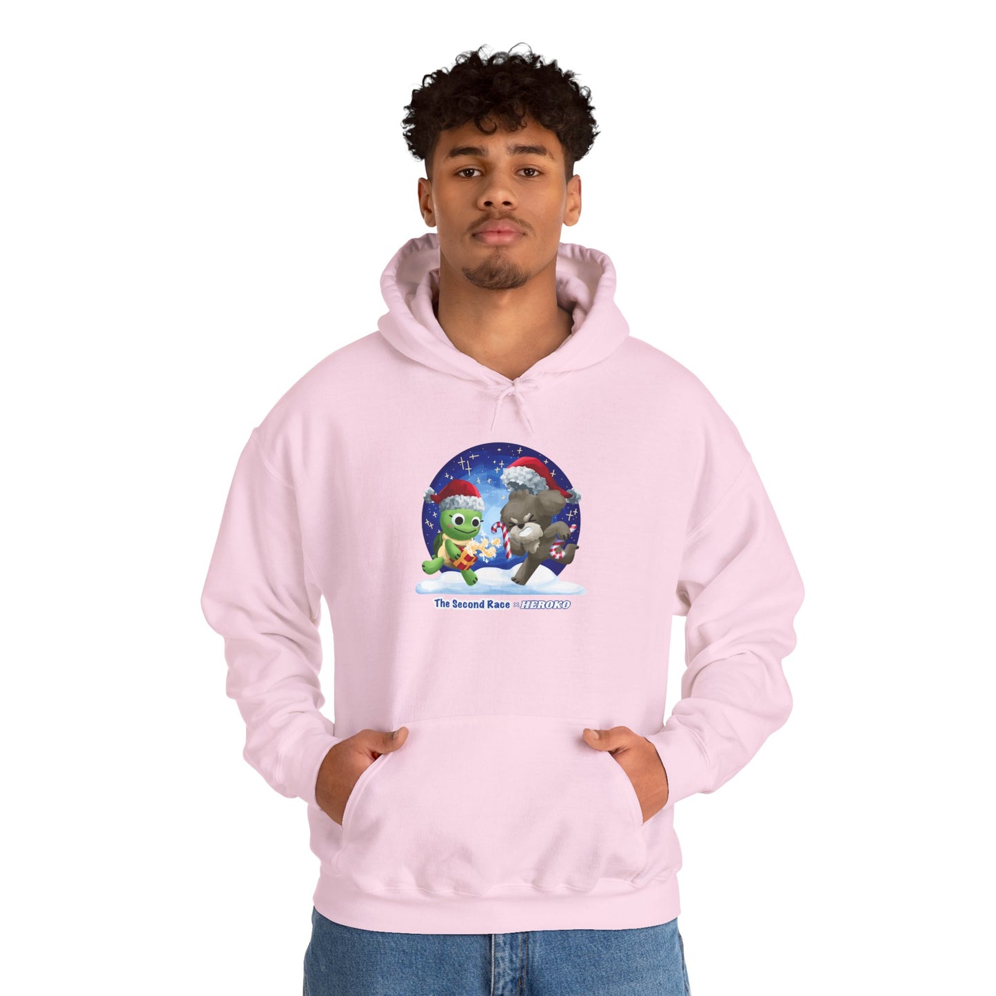 'The Second Race' Snow Globe Adults Hoodie — Holiday Book Lover Sweatshirt