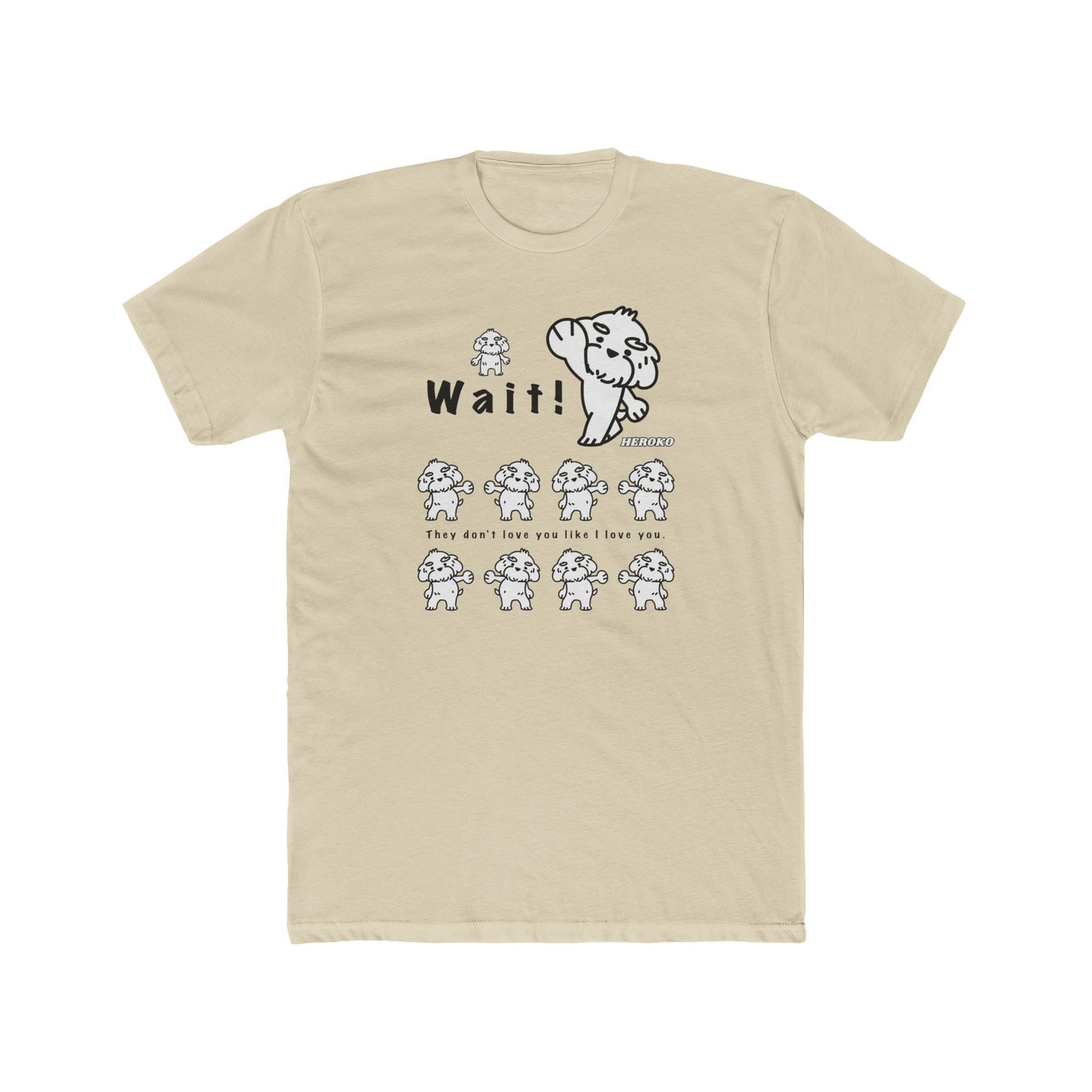 Adults WAIT! DANCING DOGS MEME Cotton Tee