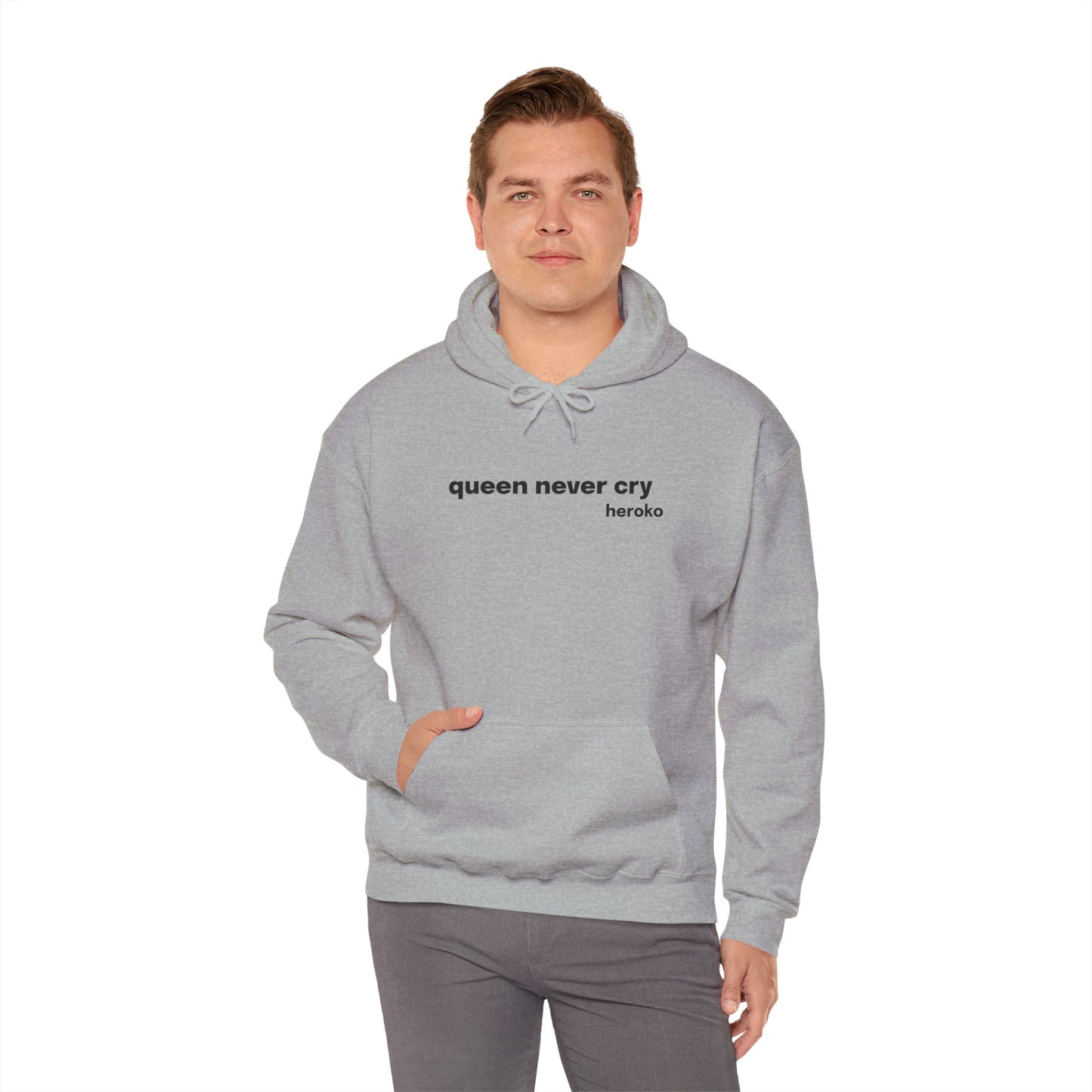 Adults QUEEN NEVER CRY MEME Hoodie