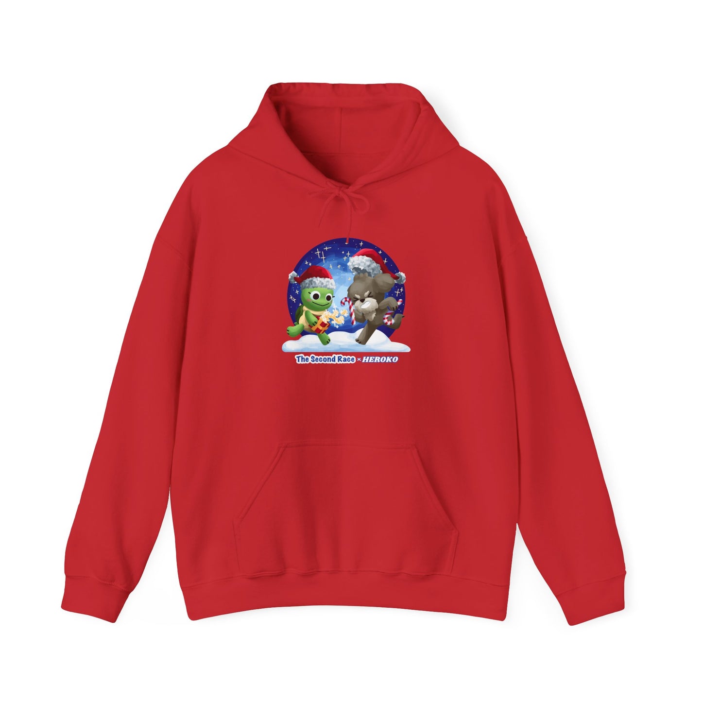 'The Second Race' Snow Globe Adults Hoodie — Holiday Book Lover Sweatshirt