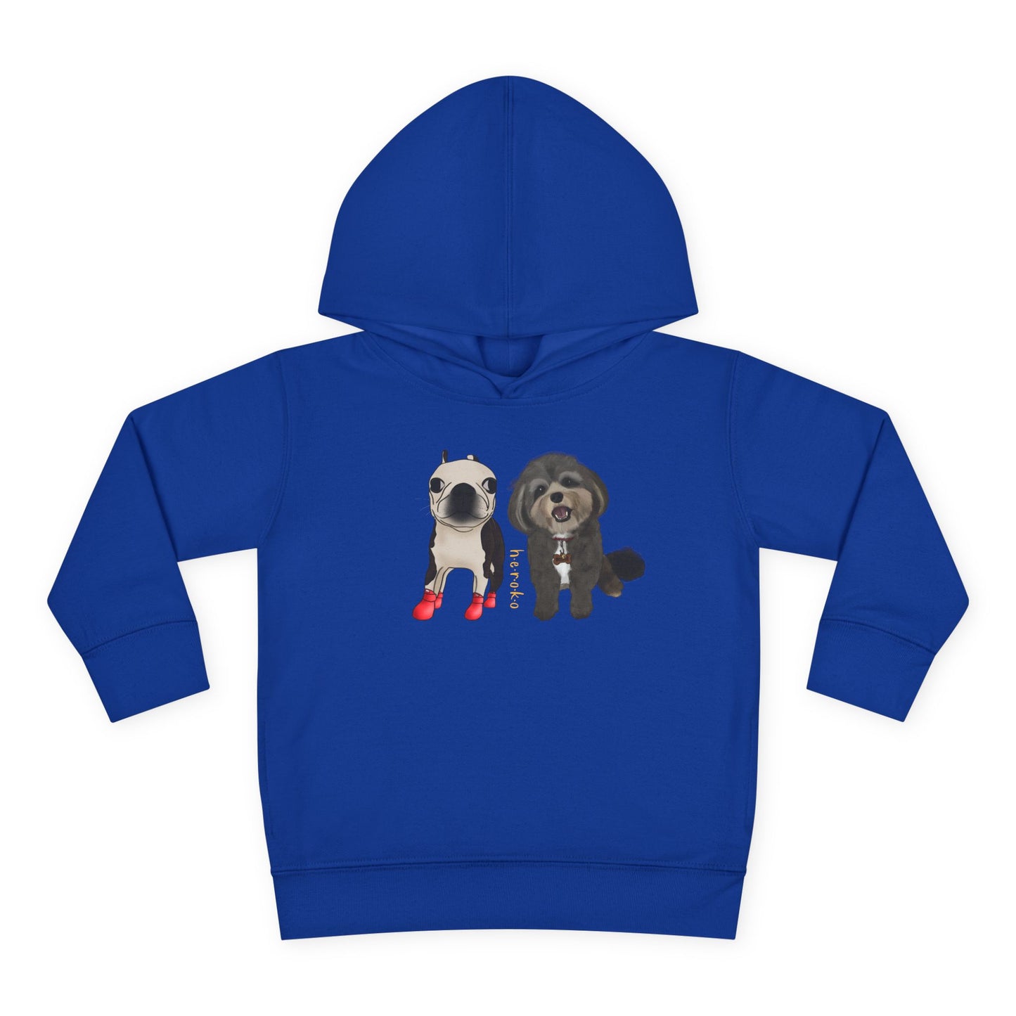 Toddler's 2 DOGS Pullover Hoodie