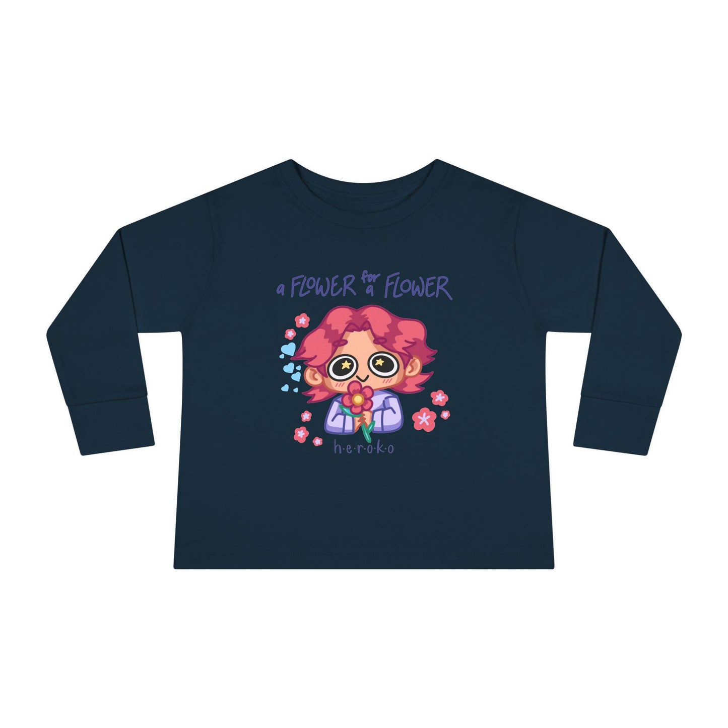 Toddler's FLOWER GIRL Long Sleeve Tee