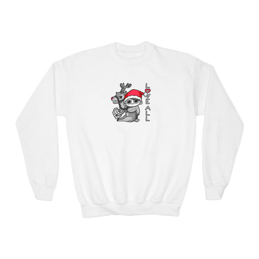 Youth XMAS LOVE REINDEER Crewneck Sweatshirt