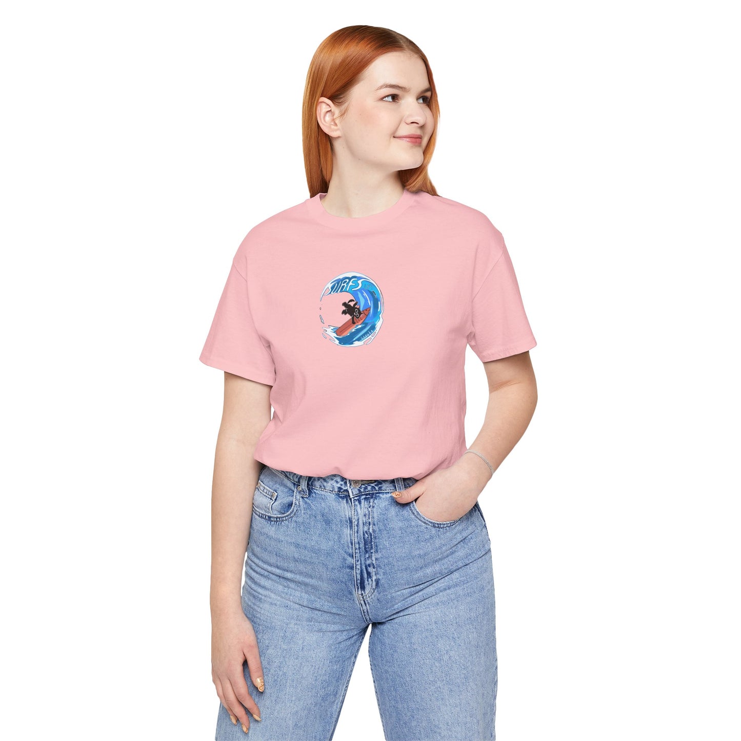 Adults CAT SURFS UP Retail Fit Cotton Tee