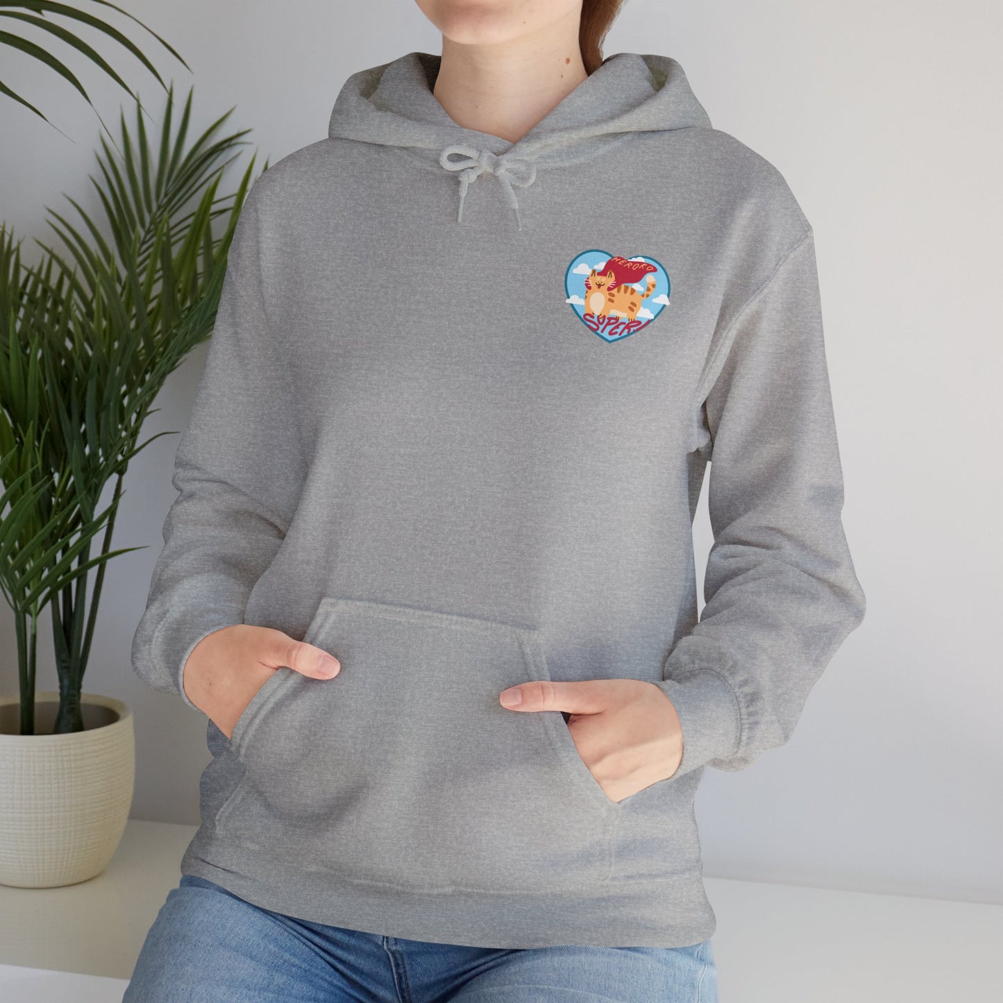 Adults SUPER CAT HEART Hoodie