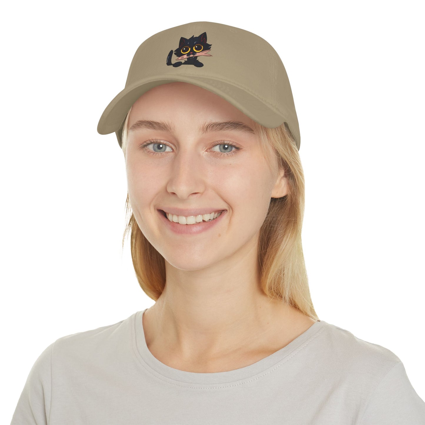 BLACK CAT Low Profile Baseball Cap/Hat